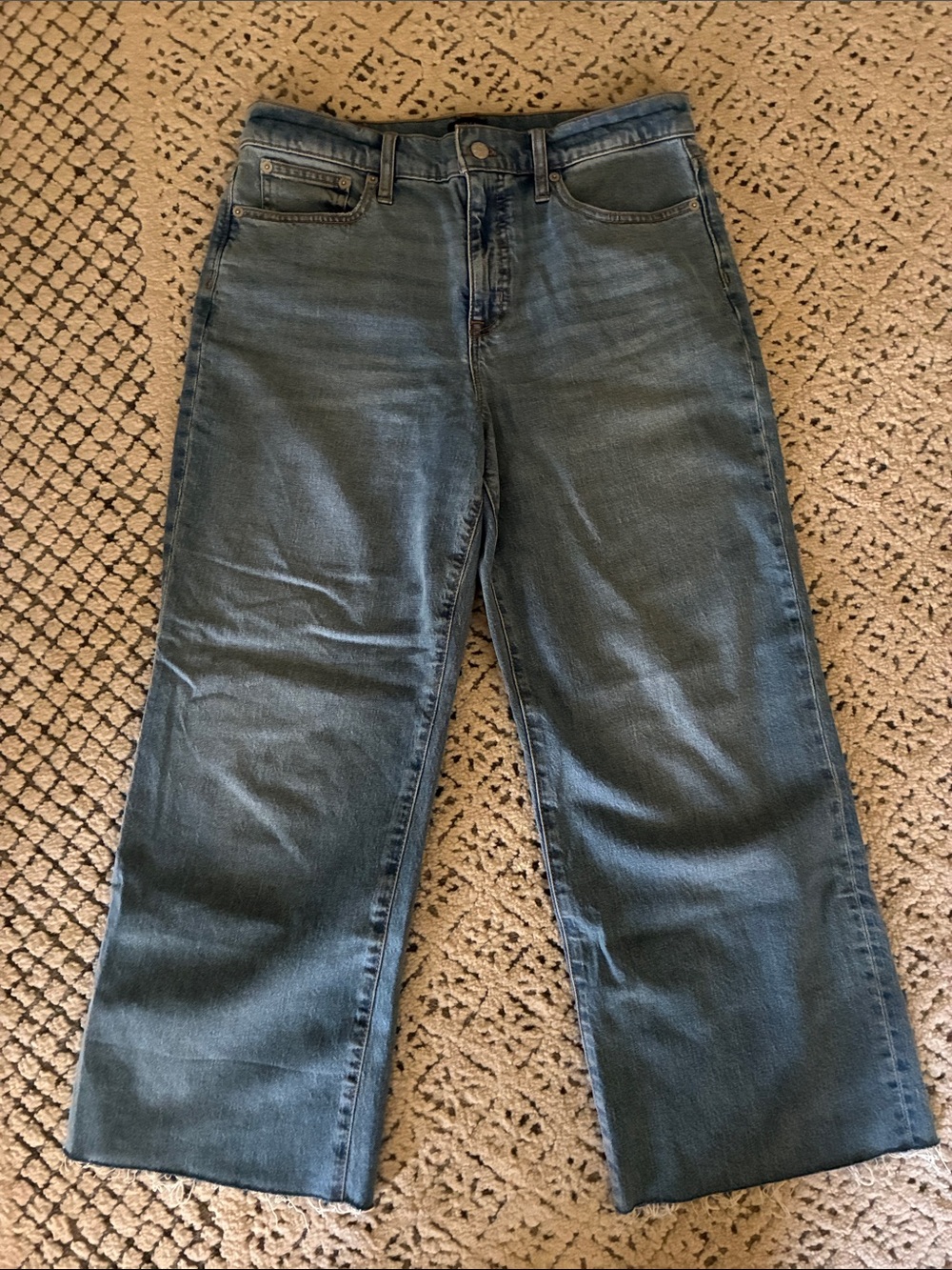 J.Crew wide leg crop jeans